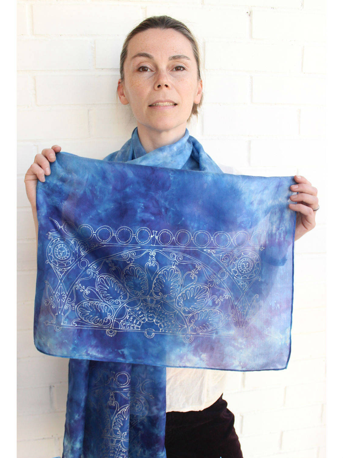 батик шарф Певческий Мост